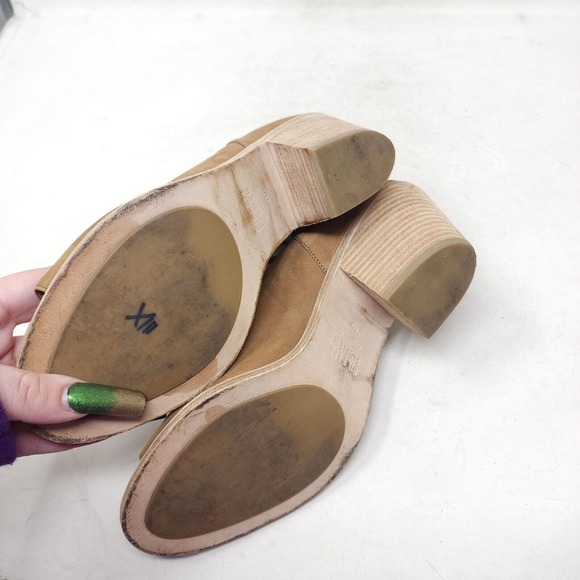 Eileen Fisher Womens Heels James Sienna Nubuck Leather Strappy Sandal Shoes 10 - Picture 7 of 10